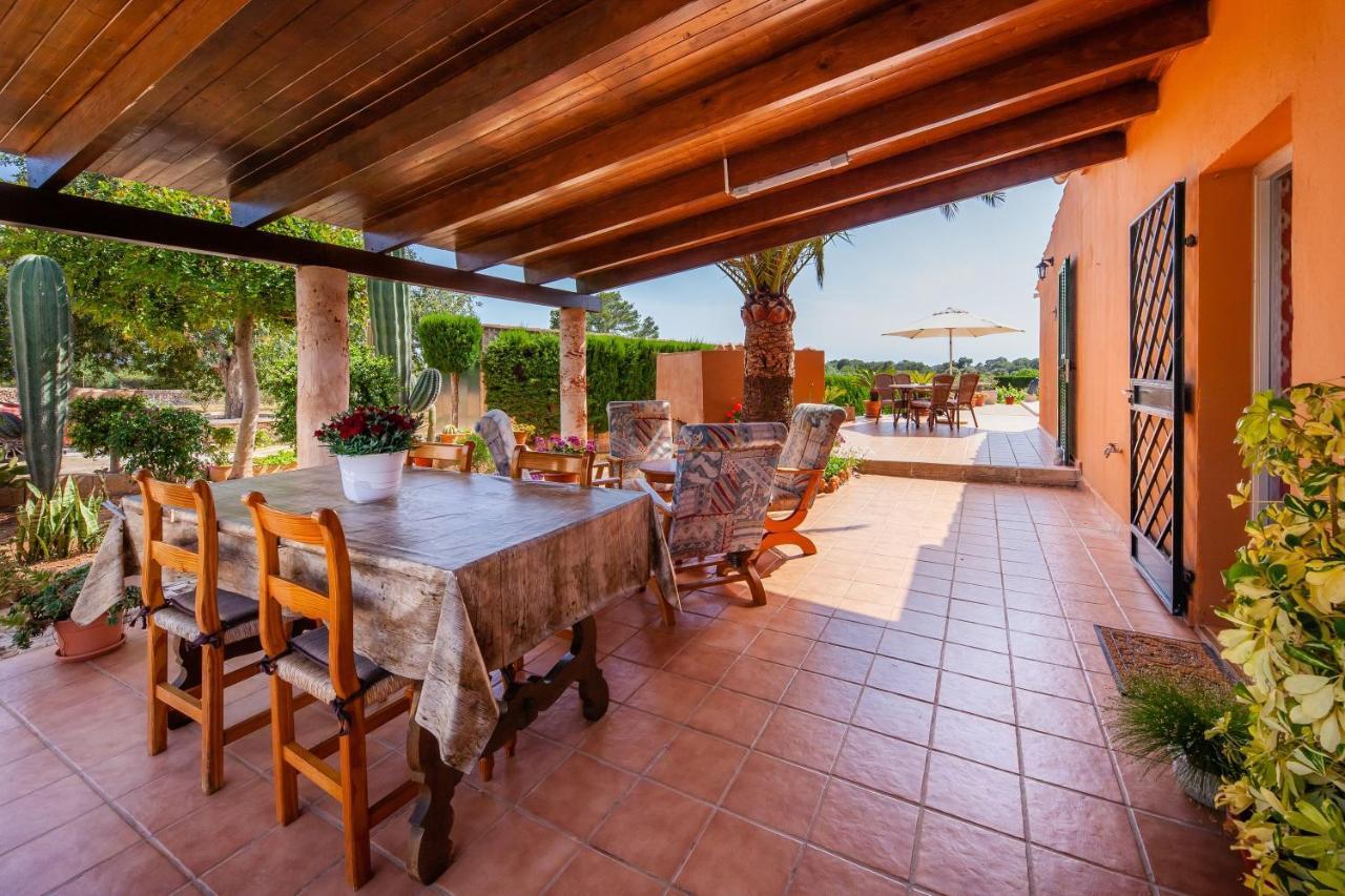 Ses Salines Cottage With Private Pool And Barbecue Bagian luar foto
