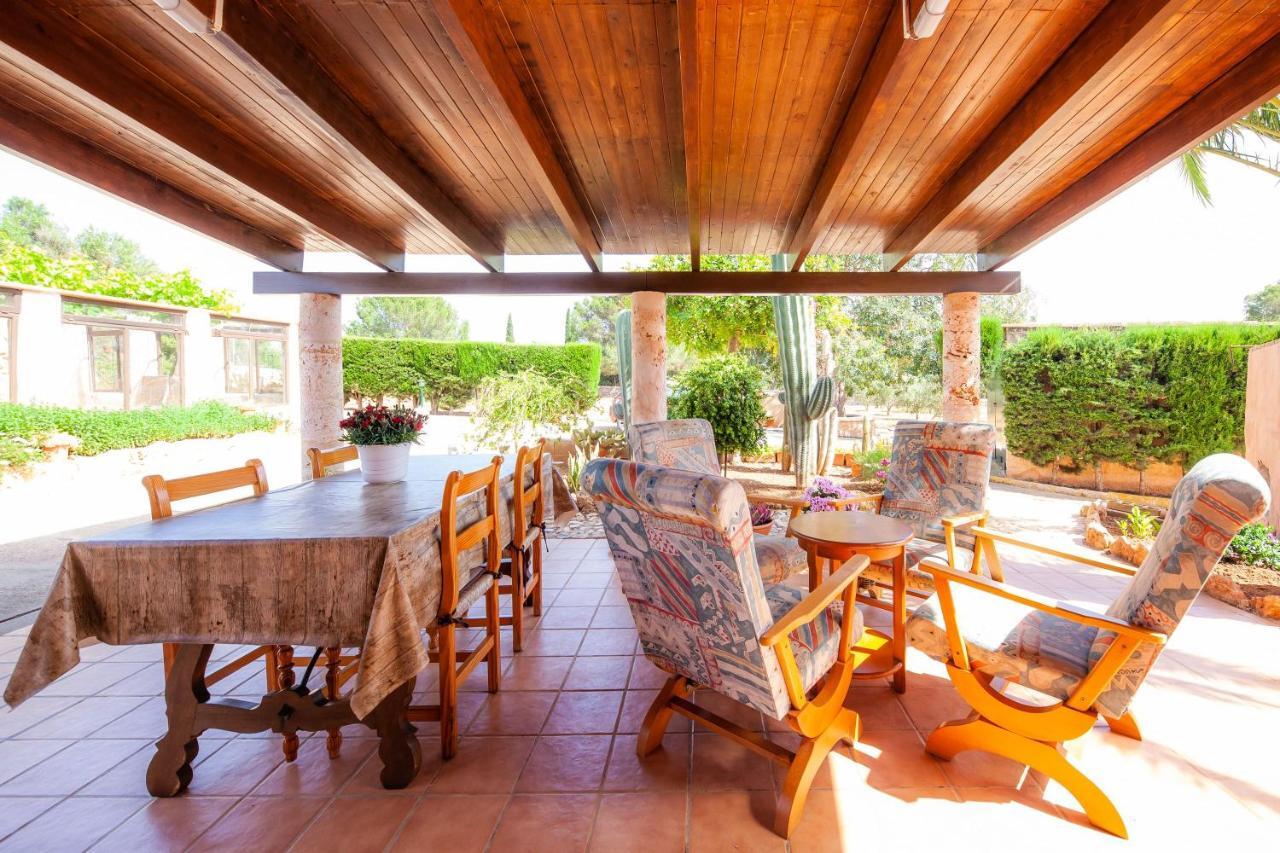 Ses Salines Cottage With Private Pool And Barbecue Bagian luar foto